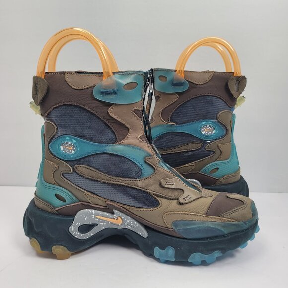 Nike Undercover x React Unisex Youth GS Baroque Brown Boots CJ6971-200 US Size 4 - Picture 5 of 11